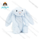 Jellycat经典害羞系列害羞邦尼兔蓝色柔软毛绒玩具公仔 蓝色 31cm