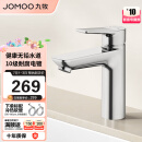 九牧（JOMOO）面盆水龙头卫生间卫浴冷热水龙头台盆单把单孔龙头32680-548/1B-Z