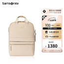 新秀丽（Samsonite）女士双肩包书包高中生电脑包联名款礼物送女友象牙白NO0*35006