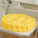 樱竺儿坐垫加厚椅子垫屁股座垫屁垫公室久坐神器学生宿舍教室办座椅垫子 鹅黄【圆形】 10cm加厚 40*40cm【柔软舒适】