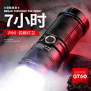 GT60手电筒强光超亮长续航远射探照军流明灯户外 神火GT60