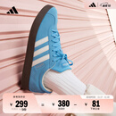 adidas「T头鞋」VL COURT复古休闲板鞋德训鞋男女阿迪达斯轻运动   蓝色/亮白/树脂黄   41