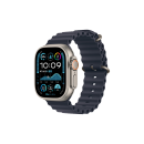 【95成新】Apple/苹果 Watch Ultra 2 智能手表GPS+蜂窝款49 毫米原色钛金属表壳海军蓝色海洋表带MXDA3CH/B