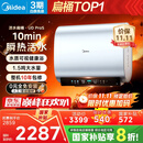 美的（Midea）【美的活水UDproS】亲肤活水玲珑超薄60升双胆扁桶电热水器3300W水电分离一级能效瞬热洗国家补贴