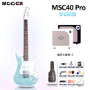 2024MOOER魔耳电吉他摩尔MSC10-pro系列新手初学入门全套 MSC40-pro+大黄蜂15W音箱套