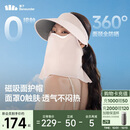 蕉下（beneunder）遮阳帽防晒帽女磁吸防晒面罩口罩太阳帽子男登山帽AS721粉