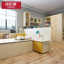 诗尼曼全屋定制榻榻米床衣柜整体地台日式塌塌米飘窗定做孩童房卧室家具 元/平方米 象牙白