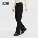 波司登（BOSIDENG）冬季羽绒裤女士90绒微喇裤口通勤时尚外穿保暖防寒裤子 【店长推荐】黑色8056 2XL 180/82A 体重约140-150斤