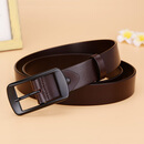 牛当家皮带女牛皮腰带女简约百搭配牛仔休闲时尚裤带礼盒装5293圣诞礼物