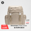 lululemon丨Wunderlust 小款背包 双肩包 拒水 LU9COIS 橡木棕/银 O/S