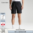 Calvin Klein【速干】运动夏季男松紧提花ck跑步健身训练运动短裤4MS4S835 001-太空黑 M