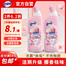 老管家花香洁厕液500ml*2洁厕灵厕所马桶清洁剂洁厕宝杀菌除垢芳香祛味