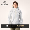 ARC'TERYX始祖鸟 GAMMA MX HOODY 防风 女子 软壳夹克 ARCTIC SILK/极地白 M