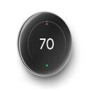 EREBUS第四代Google Nest Learning智能全空气五恒系统空调面板恒温器温控器matter 银色