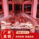 oein铜排紫铜排紫铜条扁方红铜排红铜条扁条导电接地铜排母线排紫铜板 厚10mm*宽100mm*1米