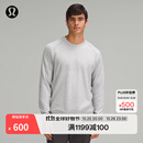 lululemon丨Engineered Warmth 男士长袖圆领运动衫 LM3CDES 三色麻灰色/鸥灰色/白色 M