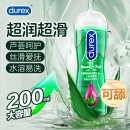 杜蕾斯（durex）芦荟人体润滑液200ml润滑油 成人按摩润肤油私处房事可舔情趣用品 芦荟舒缓按摩二合一200ml