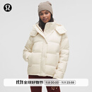lululemon丨Wunder Puff 女士羽绒外套 LW4BWRS 浅象牙白 S /6
