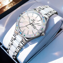 欧品客劳力瑞士原装进口手表女士自动机械表防水高级感新款十大品牌女款 本色白面-享全国专柜终身质保服务原装进口 33mm 直径