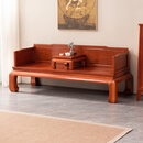 苏汀小镇红木家具非洲花梨（学名：刺猬紫檀）罗汉床三件套实木中式客厅躺床午休床罗汉榻沙发床Q 两件套：208-108+炕几