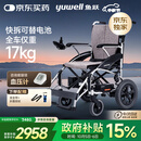 鱼跃(yuwell)电动轮椅D210CL折叠老人全自动专用轻便智能轮椅代步锂电