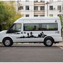 塔克尔适用于2022款江铃福顺车贴拉花车身彩条腰线顺装饰贴画个性改装房 登山黑色材质