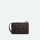 BOTTEGA VENETA[礼物]葆蝶家2025新品男士DIAGO大号斜挎包bv男包 巧克力棕 均码