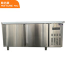脉巴赫 MBH-GH-SWGZT-FL 冷藏冷冻双温工作台 厨房卧式操作台冰柜厨房奶茶店设备工程款 台
