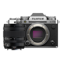 【99成新】富士（FUJIFILM）X-T5/XT5 微单相机 套机（16-50mm) 4020万像素 7.0档五轴防抖 6K30P 经典机械拨盘 银色