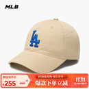 MLB帽子男女软顶棒球帽虞书欣明星同款运动鸭舌帽3ACP6601N-07BGS-F
