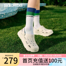 斯凯奇（Skechers）泡泡鞋洞洞鞋拖鞋女夏季易穿透气增高疏水踩屎感包头凉鞋111127 白色/WHT 37 尺码偏大，建议选小一码