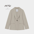 1436无染藏墨系列2024年秋冬新品女士西服 燕麦 160/84A/M