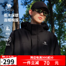 骆驼摇粒绒棉服男士加厚保暖户外防风登山服情侣外套秋冬季 幻影黑，男款 XL