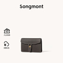 Songmont山下有松山行钱包设计师款皮夹短款卡包夹礼物男女零钱包 禅棕褐 预售16天