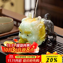 八千行茶宠创意摆件变色貔貅可养吸财招财功夫茶具配件茶桌茶台茶盘