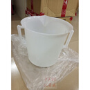 10L塑料HDPE烧杯量杯10000ml高密度聚乙烯带把手刻度 10L/10000ml双把手刻度