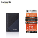 Samsonite/新秀丽男士商务卡包多功能牛皮名片夹钱包 TK6*91016 黑色/蓝色