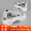 商场服务台接待台大型前台桌购物中心弧形吧台柜异形环形桌收银台 12000*750*1050 MM(外围周长)