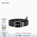 Calvin KleinJeans25男士ck双面用商务休闲绅士风针扣腰带皮带礼物4G7029G