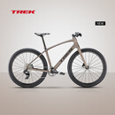 崔克（TREK）FX SPORT SL 6 碳纤维无线电变通勤健身多功能平把公路车门店提取 哑光青铜色/深烟灰色 S（建议身高155-165CM） 12速