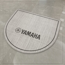 一秒TPR钢琴地毯 专用消音垫防滑地垫隔音吸音好打理可定制logo降噪垫 0cm 灰底色半圆tpr备注品牌 70*160cm单铺钢琴长方形