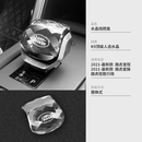 KVS21-26款路虎星脉揽胜行政发现5运动版捷豹水晶档把盖套排挡头装饰 23-25揽胜行政档把【路虎标】黑