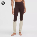 lululemon丨Ribbed Knit 女士羊毛混纺罗纹针织保暖腿套 LW9FDMS 杂色骨白 O/S