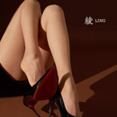 绫天生丝滑绫lingerie「绝」3D超薄舒爽丝滑性感T裆显瘦美肤遮瑕连裤袜丝袜 Sand砂色（自然偏白） 1条 L 码-3D「165cm~185cm」
