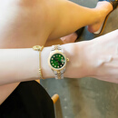 劳力士（ROLEX）【二手99新】劳力士日志型系列女表69173表径26mm自动机械后配盘腕表18K黄金精钢后改装镶钻 绿盘大钻外圈钻-表径26mm