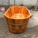 黍鱼农村杀猪盆烫猪毛桶木桶做酒席用杀猪专用桶 120长65宽度50高度无排水