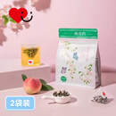方圆几里一纸花约蜜桃乌龙茶茉莉花茶水果茶三角茶包冷热泡袋泡果茶 蜜桃乌龙茶*2袋装