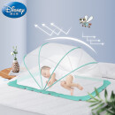 迪士尼宝宝（Disney Baby）婴儿蚊帐罩 可折叠防摔全罩式蒙古包新生儿童防蚊罩便携式免安装床上用品 清新绿