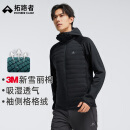拓路者（Pioneer Camp）新雪丽棉衣男秋冬连帽运动轻量轻薄棉服跑步上衣 男-黑色 L 