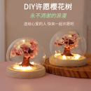 乐卡利樱花小夜灯手工氛围灯diy材料包送朋友女友情人节生日礼物 樱花【不含礼袋】